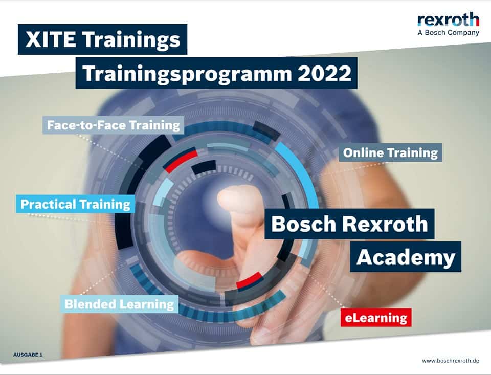 Bosch Rexroth XITE Trainingsprogramm 2022